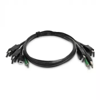 StarTech.com 2-Port DVI-I USB KVM Switch su garso palaikymu - TAA atitikmuo