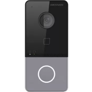 Hikvision DS-KV6113-PE1(C) durų stotelė - 2 MP HD, PoE, IP65, IK08, juoda