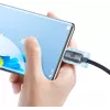 Baseus Crystal Shine USB-A į USB-C laidas 1,2 m 100 W 6 A QC 3.0 pintas nailonas juodas