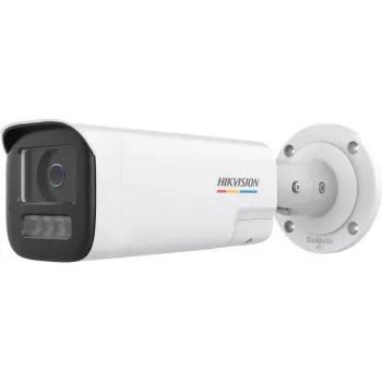 Hikvision DS-2CD1B47G3H-LIUF/SRB(2.8mm) 4MP ColorVu IP kamera su balta šviesa, įmontuotu mikrofonu, MicroSD, PoE