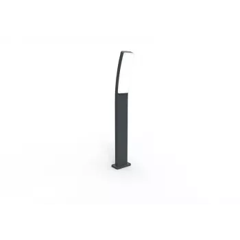 KIRA 7288902118 18W LED šviestuvas stulpeliui, tamsiai pilkas