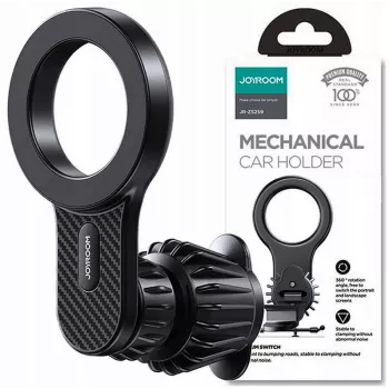 Joyroom JR-ZS355 MagSafe Magnetinis Laikiklis Automobiliui, iPhone, Ortakio Spaustuvas, Juodas