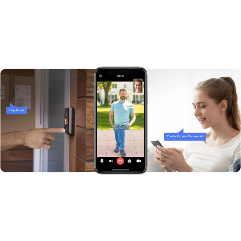 Ezviz EP8 Ultra 6MP+2MP Wi-Fi vaizdo durų skambutis