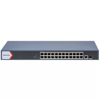 Hikvision DS-3E1526P-EI/M 26 prievadų valdomas Gigabit PoE+ jungiklis