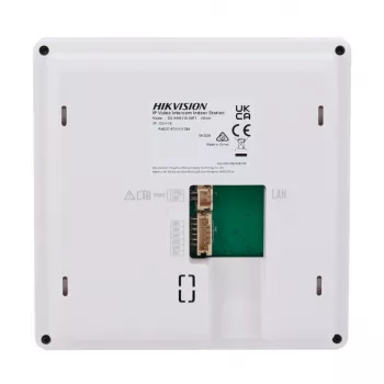 Hikvision DS-KH6110-WE1 4,3 col. vidaus stotelė, 480x272, PoE, WiFi, 4 pritaikomi mygtukai, jutiklinis ekranas, balta