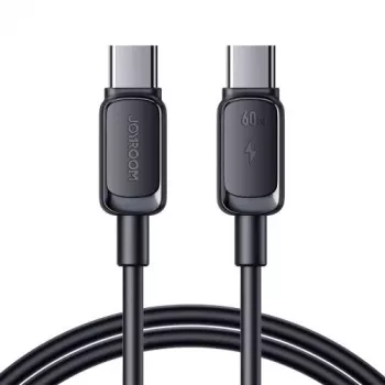 Joyroom USB-C į USB-C greito įkrovimo laidas S-CC100A141B 120cm 60W 5A Juodas