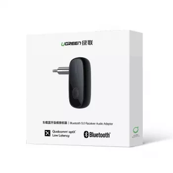 UGREEN Bluetooth 5.0 garso imtuvas AUX aptX, aptX LL Mini ausinių lizdas Juodas (70304)