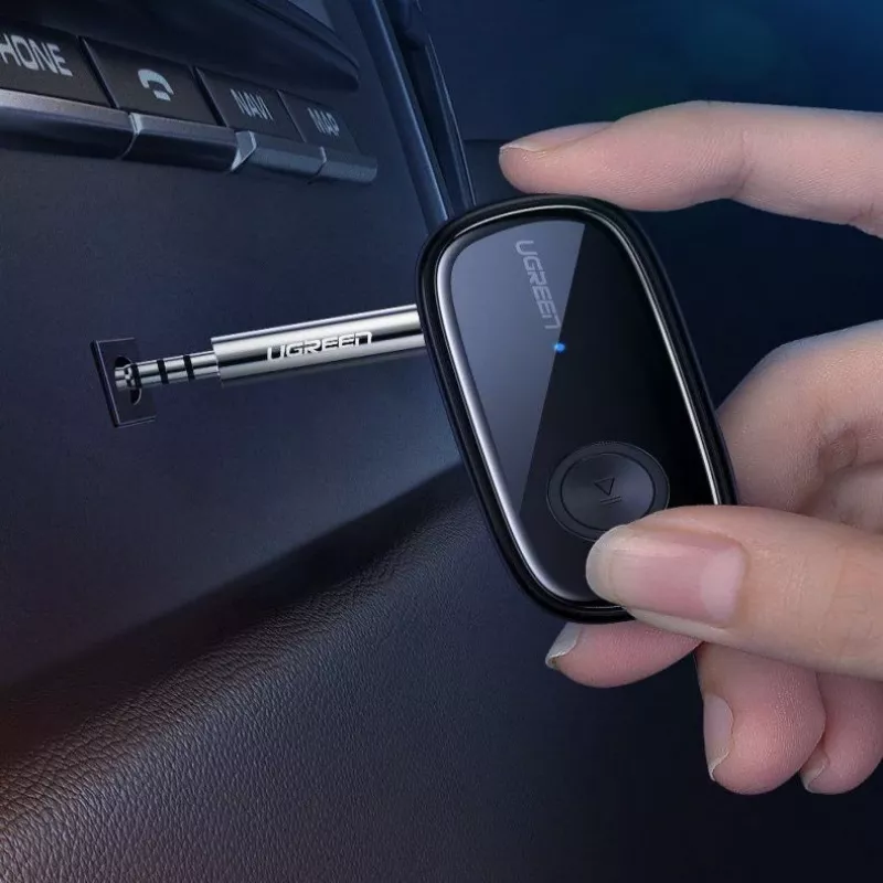 UGREEN Bluetooth 5.0 garso imtuvas AUX aptX, aptX LL Mini ausinių lizdas Juodas (70304)
