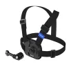 TELESIN Krūtinės diržas su laikikliu, skirtas Insta360 GoPro SJCAM DJI Xiaomi veiksmo kameroms - Juoda
