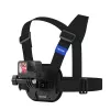 TELESIN Krūtinės diržas su laikikliu, skirtas Insta360 GoPro SJCAM DJI Xiaomi veiksmo kameroms - Juoda