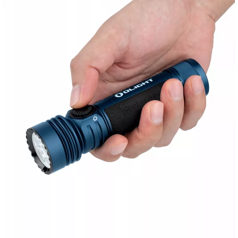 OLight Seeker 4 Pro Midnight Blue LED žibintuvėlis 4600 lm 205 g