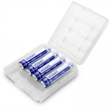 XTAR AAA 1,5 V 750 mAh Įkraunama Ličio jonų baterija (4 vnt.) su apsauga