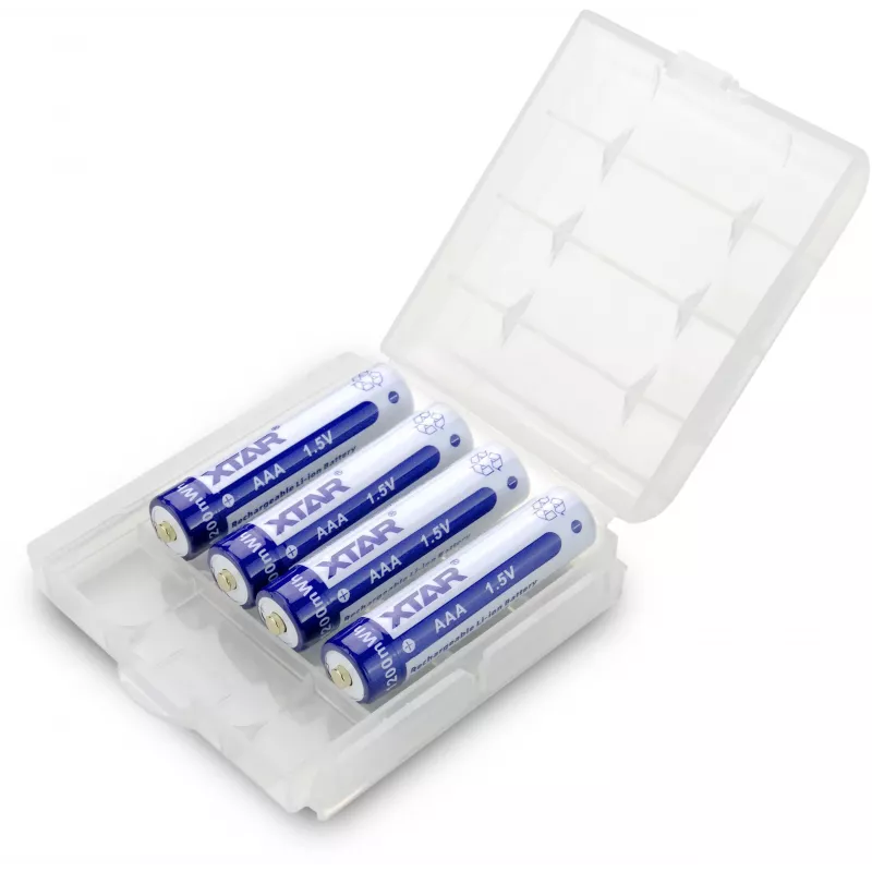 XTAR AAA 1,5 V 750 mAh Įkraunama Ličio jonų baterija (4 vnt.) su apsauga
