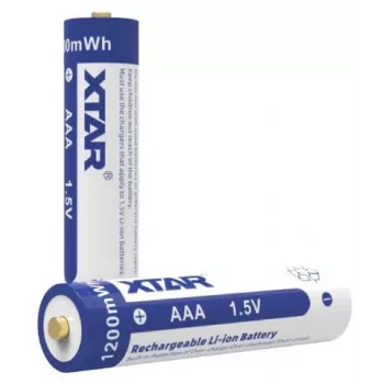 XTAR AAA 1,5 V 750 mAh Įkraunama Ličio jonų baterija (4 vnt.) su apsauga