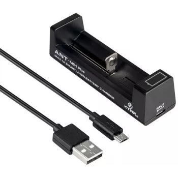 XTAR ANT MC1+ Micro USB Li-ion akumuliatorių įkroviklis