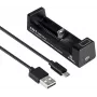 XTAR ANT MC1+ Micro USB Li-ion akumuliatorių įkroviklis