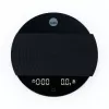 WILFA UNIFORM COFFEE SCALE – Skaitmeninės kavos svarstyklės su laikmačiu, Bluetooth, 2000 g talpa, 0,1 g tikslumu, juodos spalvos