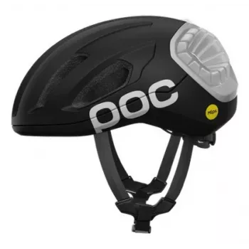 POC Amidal MIPS kalnų dviračio šalmas Uranium Black/White Matt 55-58 cm