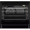 AEG CCB56491BW Laisvai pastatoma elektrinė viryklė su keramine kaitlente, 73 L ventiliacine ir 39 L įprasta orkaite, balta