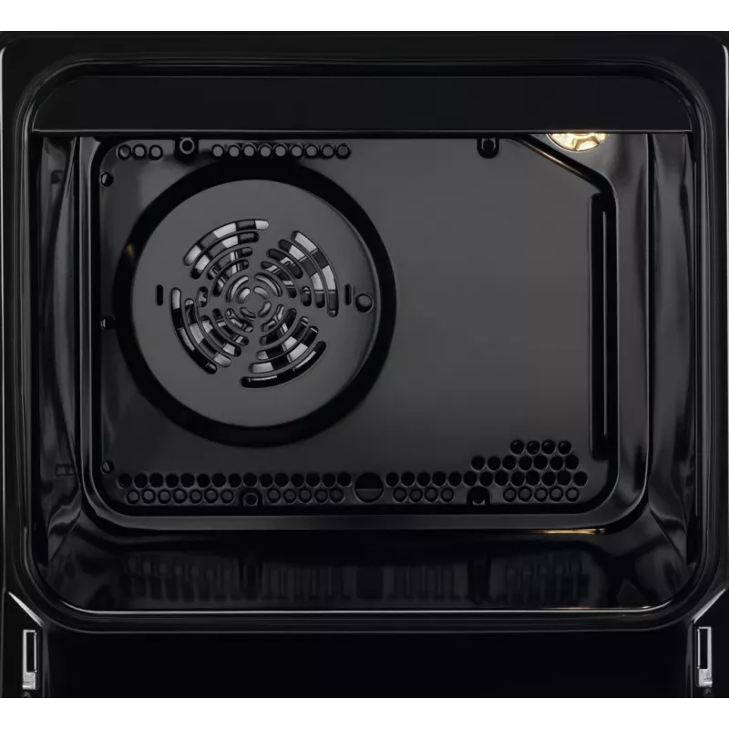 AEG CCB56491BW Laisvai pastatoma elektrinė viryklė su keramine kaitlente, 73 L ventiliacine ir 39 L įprasta orkaite, balta