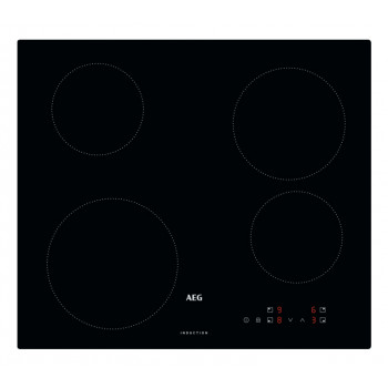 AEG IB6420ACB indukcinė kaitlentė, 4 zonos, jutiklinis slankiklis, 7000 W, juoda