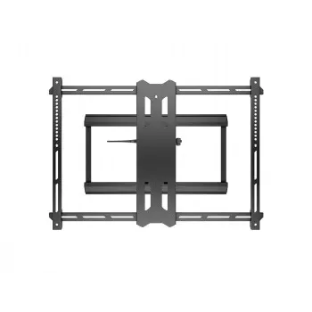 MULTIBRACKETS M Universal FlexArm Pro Dual HD Offset - Dvigubo monitoriaus laikiklis ant stalo, 15-32 colių ekranams, dujinė spyruoklė, juoda