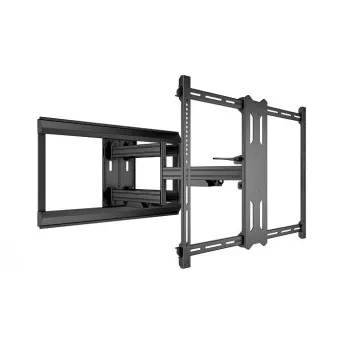 MULTIBRACKETS M Universal FlexArm Pro Dual HD Offset - Dvigubo monitoriaus laikiklis ant stalo, 15-32 colių ekranams, dujinė spyruoklė, juoda
