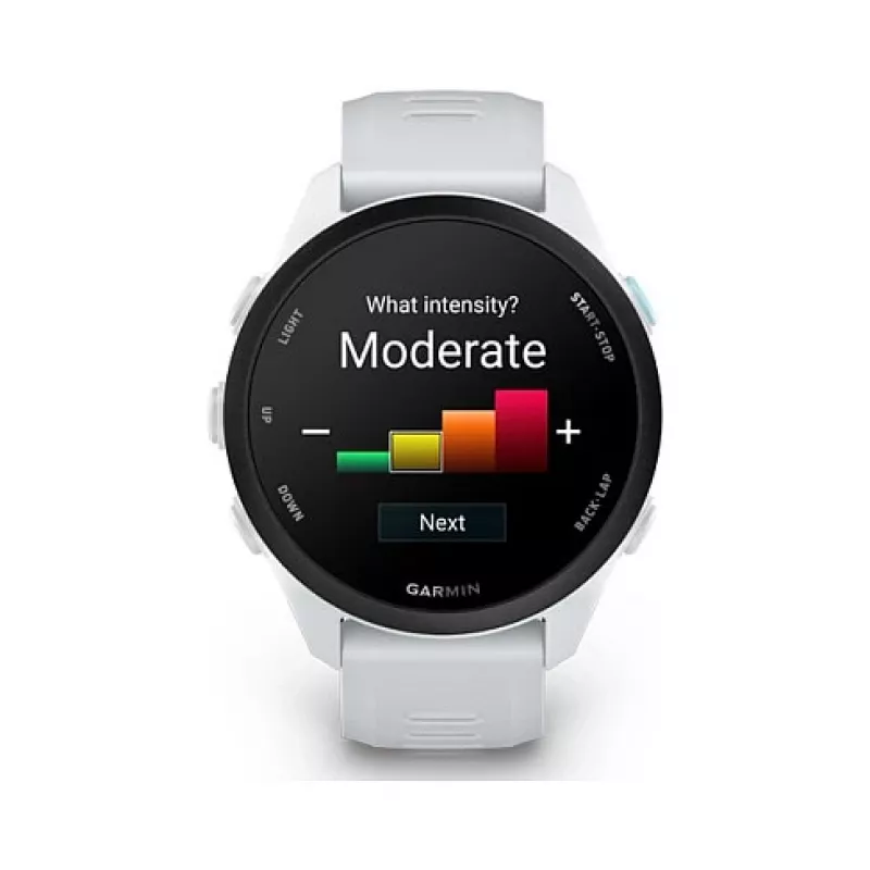 Garmin Forerunner 170 Whitestone su Whitestone/Cloud Blue apyranke