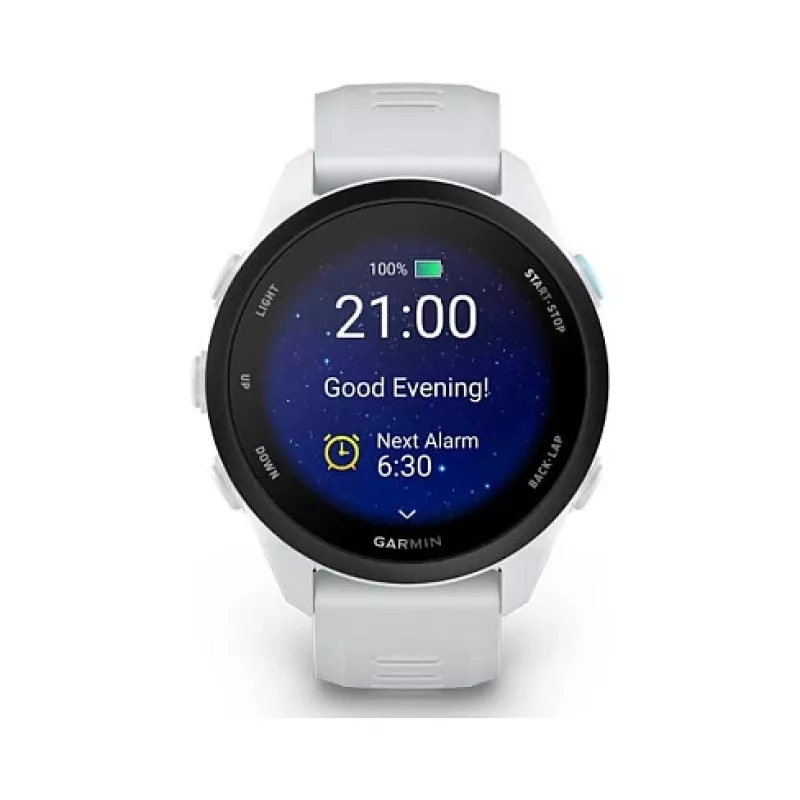 Garmin Forerunner 170 Whitestone su Whitestone/Cloud Blue apyranke