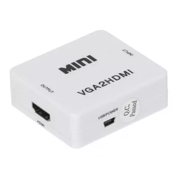 DELTA VGA+AU/HDMI-ECO VGA į HDMI keitiklis su garsu