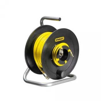 STANLEY Pneumatinė žarnos ritė 20m 8x12mm Automatinis atsukimas Montavimui ant sienos