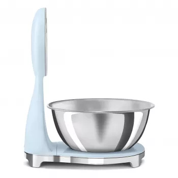 Smeg KSF01PBWW Analoginė ir skaitmeninė virtuvinė svarstyklė, pastelinė mėlyna