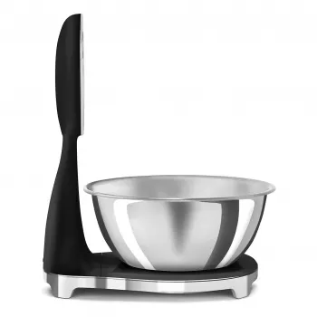 SMEG Analoginės ir Skaitmeninės Virtuvinės Svarstyklės Juodos KSF01BLWW