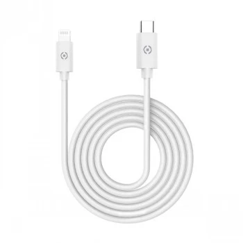 CELLY Lightning į USB-C laidas 60W - 1,2m baltas, MFi sertifikuotas