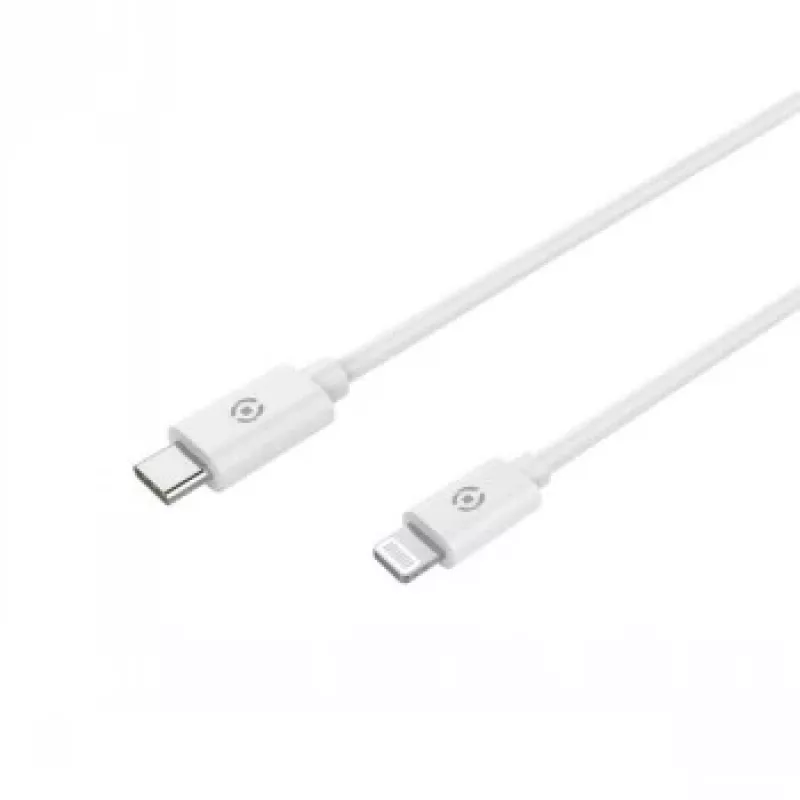 CELLY Lightning į USB-C laidas 60W - 1,2m baltas, MFi sertifikuotas