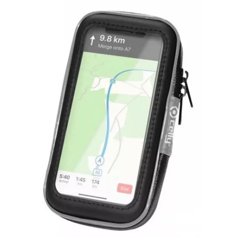 CELLY Universal Bike Holder XXXL – Vairų laikiklis išmaniesiems telefonams iki 6,5 inch