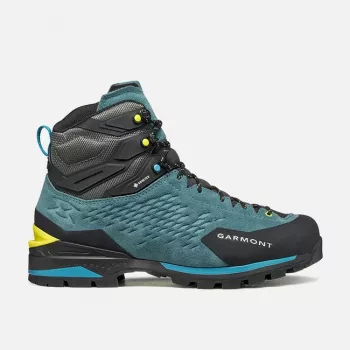 Garmont Ascent Evo GTX Mountaineering Boots - Jay Blue/Sheen Yellow, EU 42.5