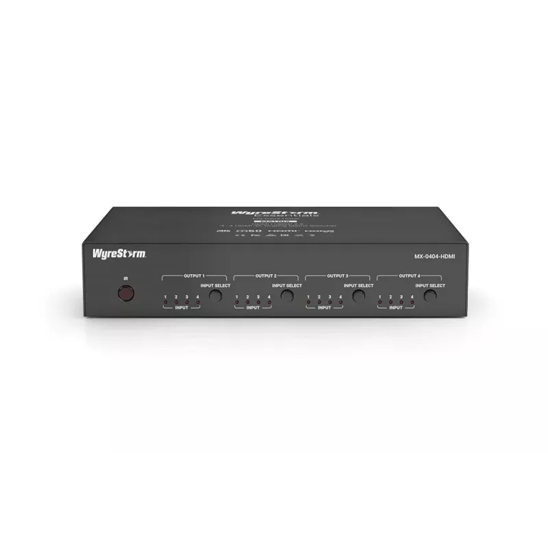 Wyrestorm MX-0404-HDMI 4x4 4K HDMI matricos perjungiklis su nepriklausomu vaizdo mastelio keitimu
