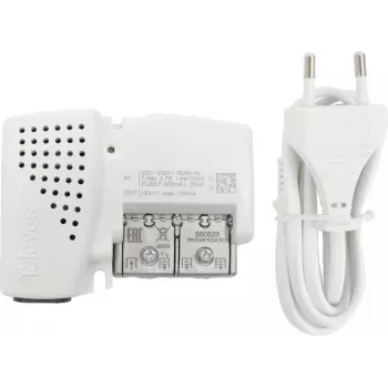 TELEVES PicoKom 560523 Namų TV signalo stiprintuvas su 3 išėjimais (2+TV) VHF/UHF-LTE700 paruoštas