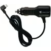 NAVITEL Mini-USB automobilinis įkroviklis cigarečių degiklio lizdui, 12V/24V, 2A, 10W, 1,2m laidas, juodas