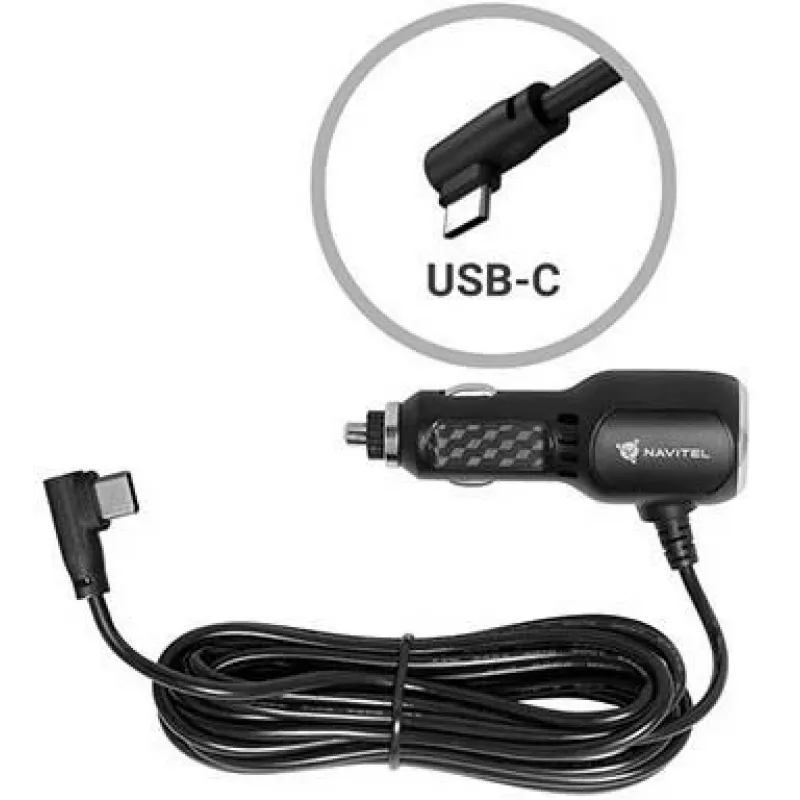 Navitel USB-C automobilinis įkroviklis, skirtas cigarečių degiklio lizdui