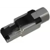 SOLARIX Industrial RJ45 Cat.6A STP Toolless Connector, 1 Piece, Black/Silver