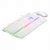 Rampage Fortuna Wired Keyboard and Mouse Combo White