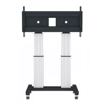 NEOMOUNTS NEWSTAR PLASMA-M2600SILVER motorizuotas mobilus stovas grindims, 70-120 inch ekranams, VESA 300x200–1200x600, sidabrinis