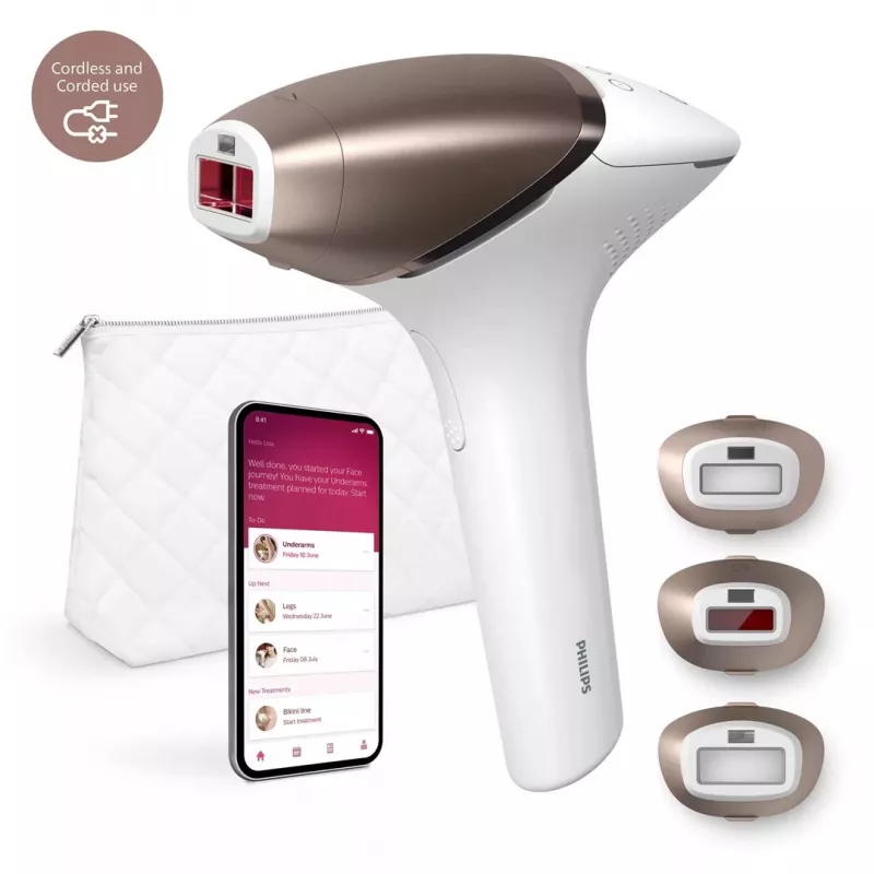 Philips Lumea IPL 9000 Series BRI955/00 Plaukų šalinimo prietaisas su SenseIQ technologija