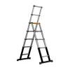 Batavia 7065240 Teleskopinės kopėčios 205 cm, 150 kg apkrova, anoduotas aliuminis, sidabrinė/juoda
