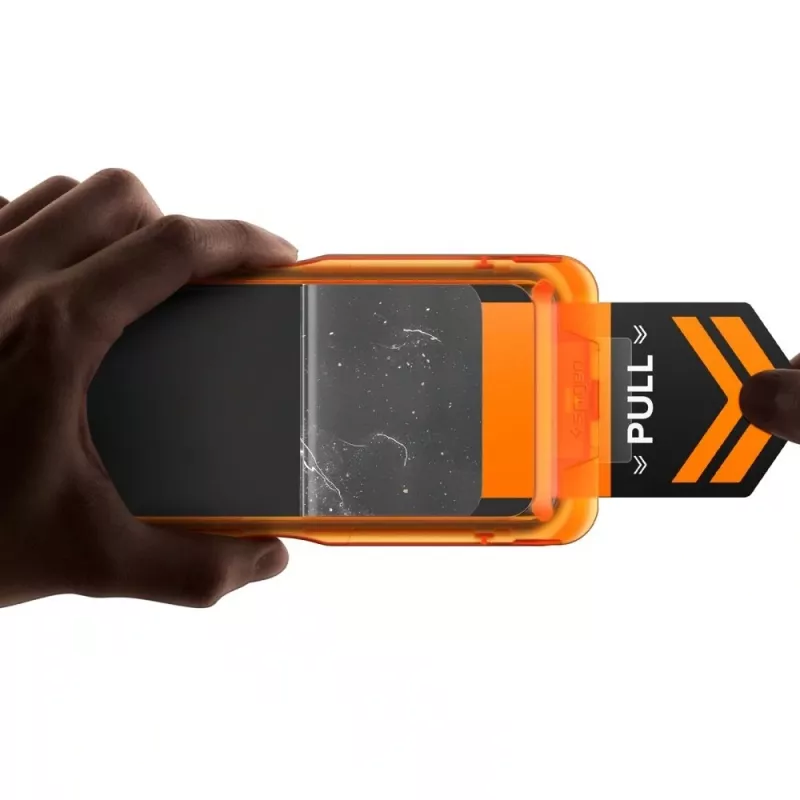 Spigen Glas.tR AlignMaster Slim 3-Pack Grūdinto stiklo ekrano apsauga, skirta Apple iPhone 17
