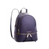 Michael Kors Rhea Backpack Navy Saffiano Leather Women's 27x26x14 cm