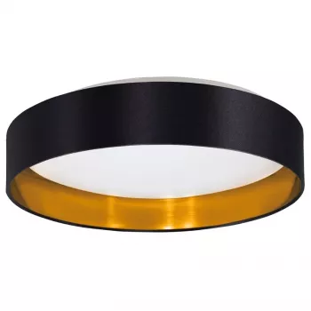 LED LENSER PLAFOND LED MASERLO 38cm lubinis šviestuvas juodas/auksinis 99539