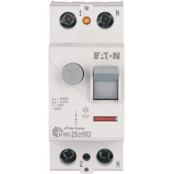 EATON PFL6 RCCB 25A 2P 30mA AC 6kA liekamosios srovės grandinės pertraukiklis